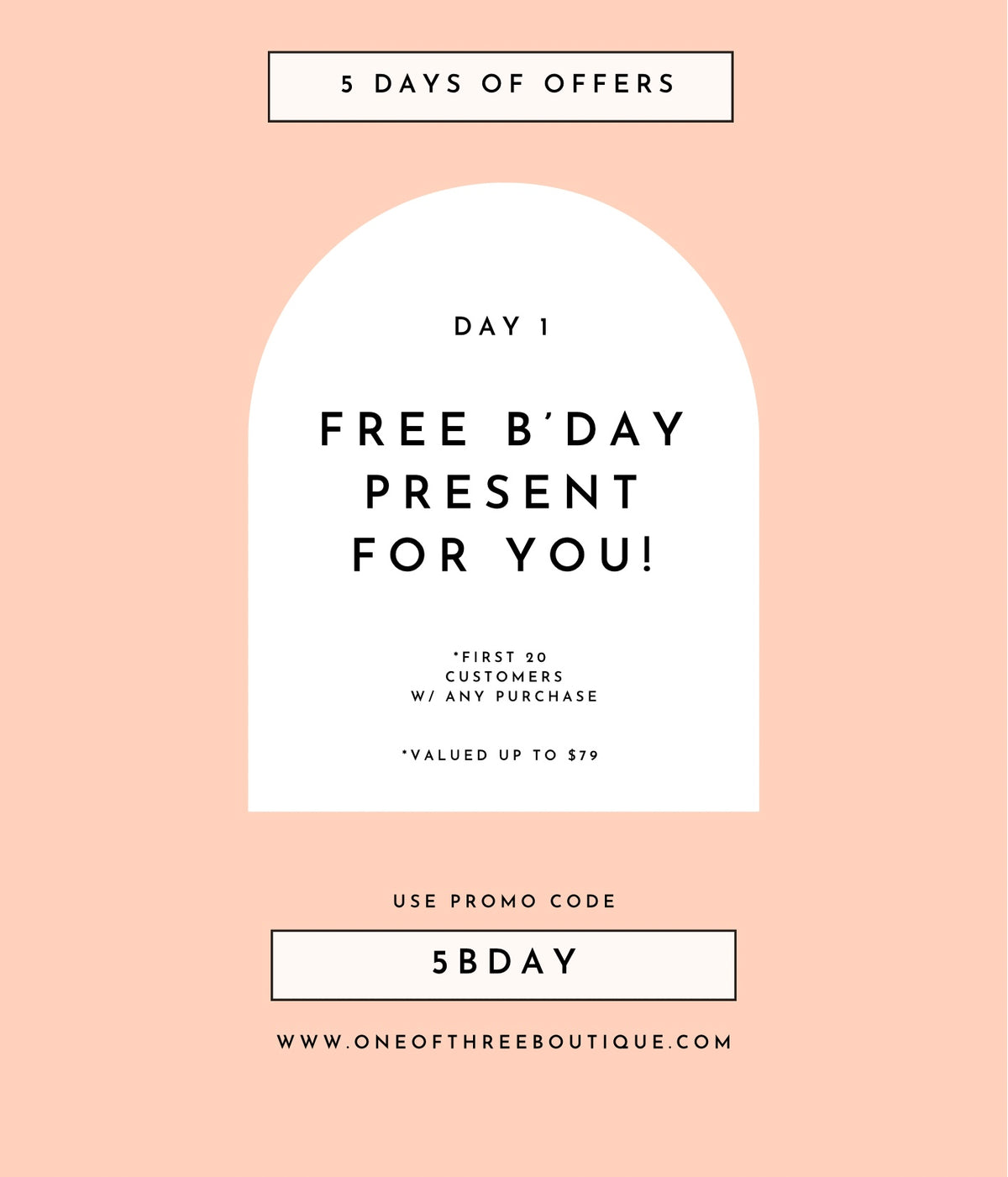 FREE B’DAY PRESENT