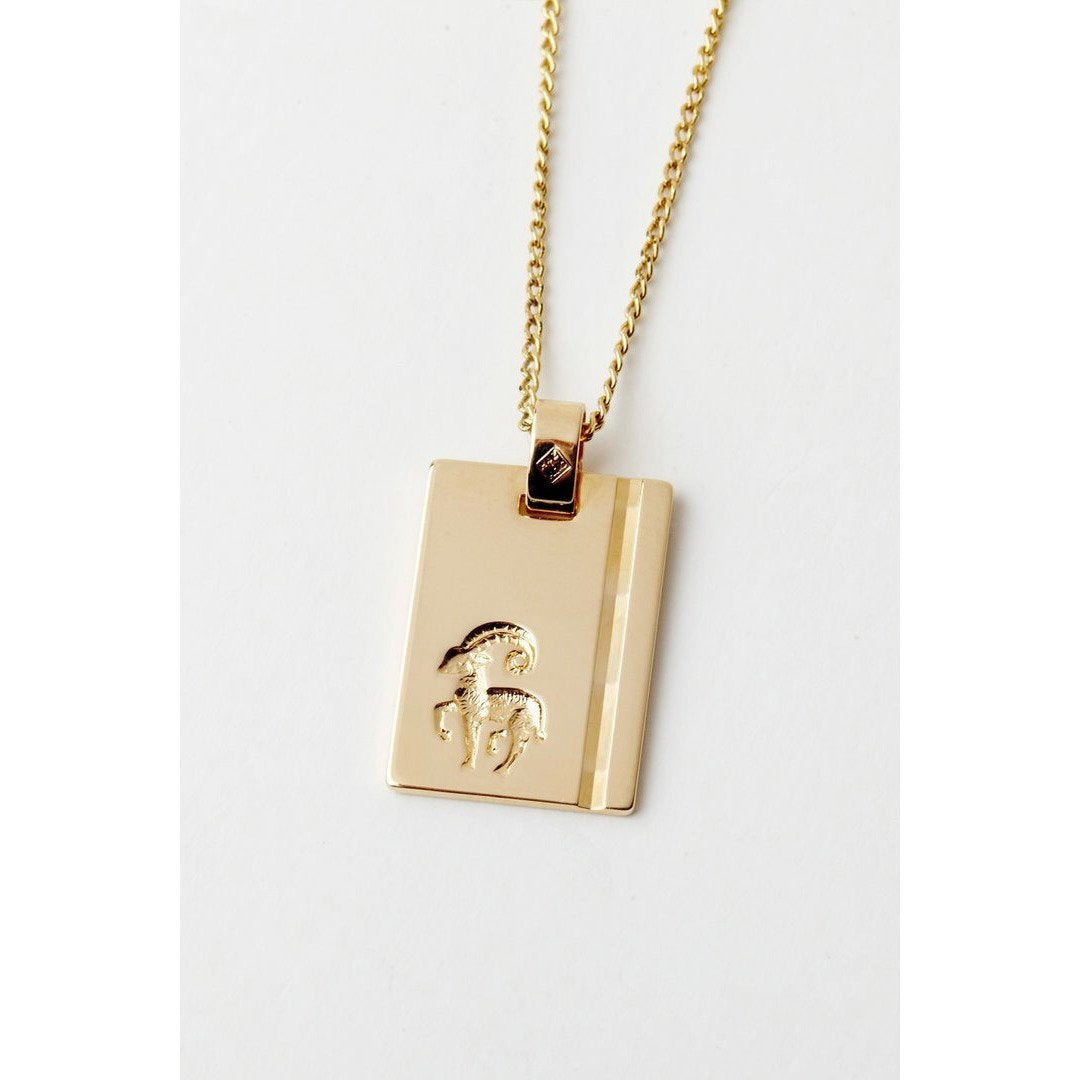 RELIQUIA GOLD STAR SIGN NECKLACE ARIES